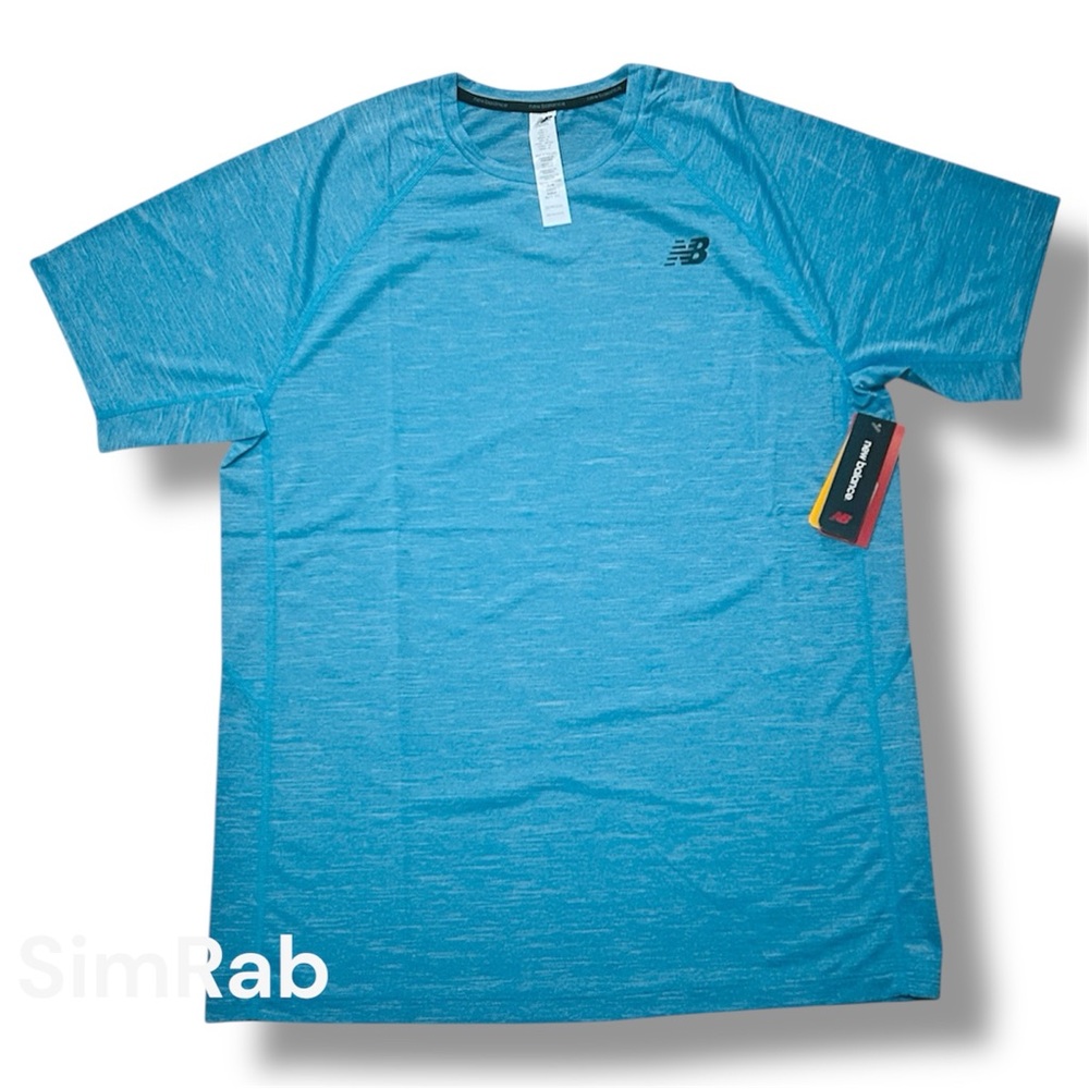 New Balance NBDRY Tenacity T-Shirt MT 81095 Cad Bleu, NEW!! Choose Sz